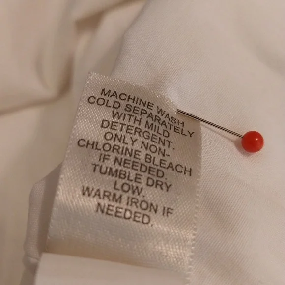 J Jill white cotton skirt with button embellishments Sz XS - Picture 9 of 9